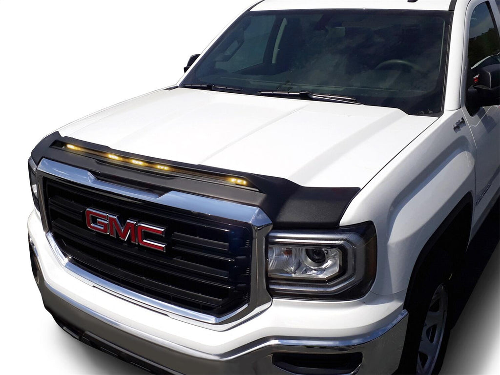 Auto Ventshade AVS 753075 Aeroskin LightShield Hood Shield; Black for Select GMC Sierra 1500, GMC Sierra Limited