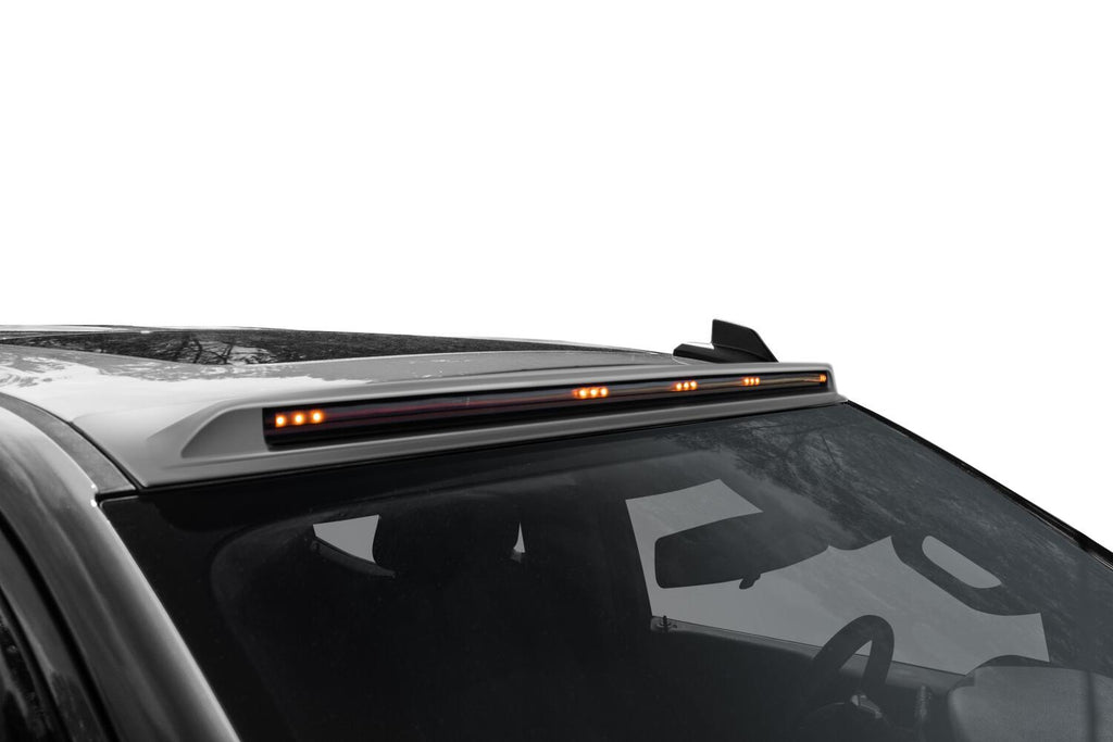 Auto Ventshade AVS 698096-UX AeroCab Marker Light Color Match with five amber LED; Ingot Silver