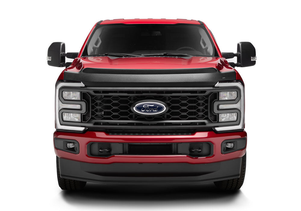 Auto Ventshade AVS 436235 Aeroskin II Hood Protector; Textured Black for Select Ford F-250 Super Duty, Ford F-350 Super Duty