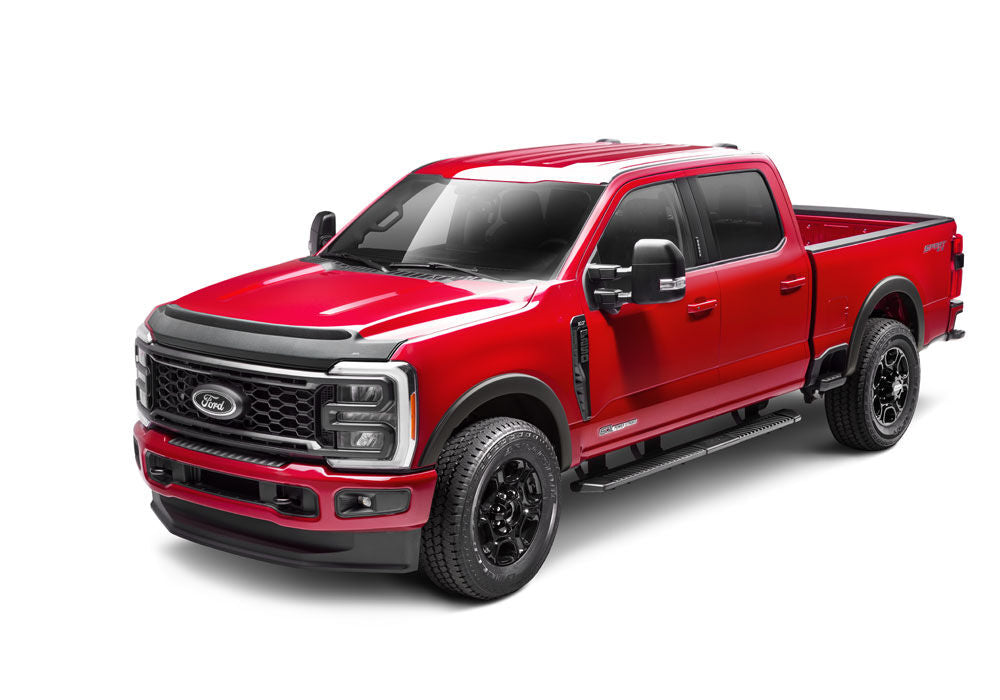 Auto Ventshade AVS 436235 Aeroskin II Hood Protector; Textured Black for Select Ford F-250 Super Duty, Ford F-350 Super Duty