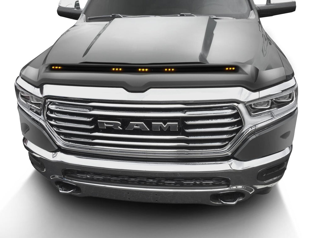 Auto Ventshade AVS 753163-JSC Aeroskin Lightshield Color-Match Hood Protector; Billet Silver Metallic for Select Ram