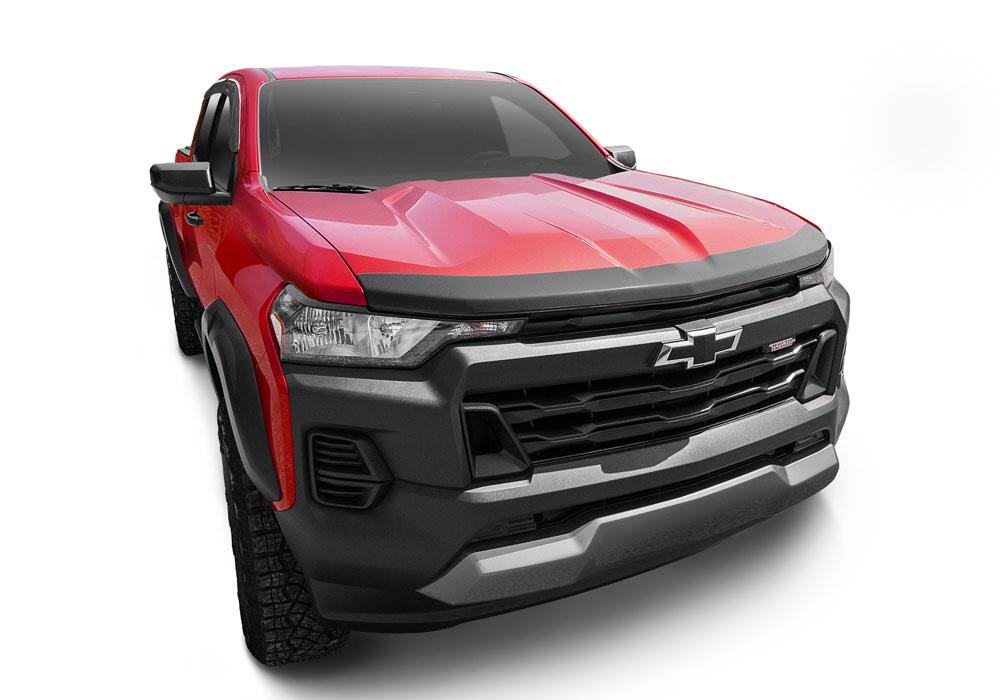 Auto Ventshade AVS 322213 Aeroskin Hood Protector; Smoke for Select Chevrolet Colorado