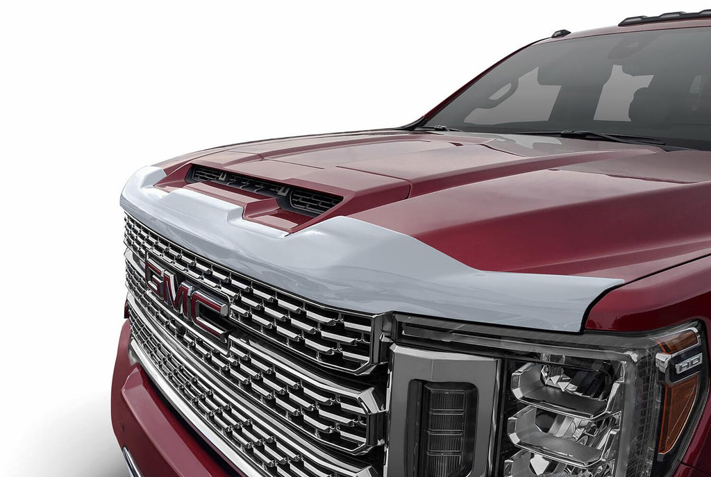 Auto Ventshade AVS 622185 Aeroskin Hood Protector; Chrome for Select GMC Sierra HD, GMC Sierra HD