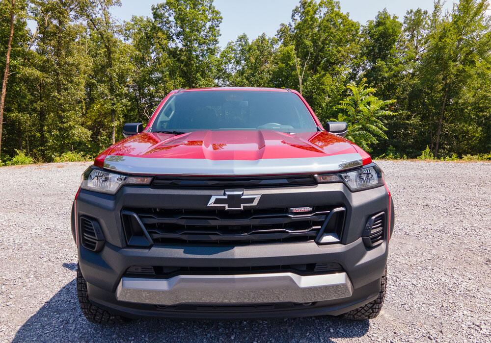 Auto Ventshade AVS 622213 Aeroskin Hood Protector; Chrome for Select Chevrolet Colorado
