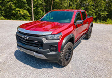 Load image into Gallery viewer, Auto Ventshade AVS 622213 Aeroskin Hood Protector; Chrome for Select Chevrolet Colorado