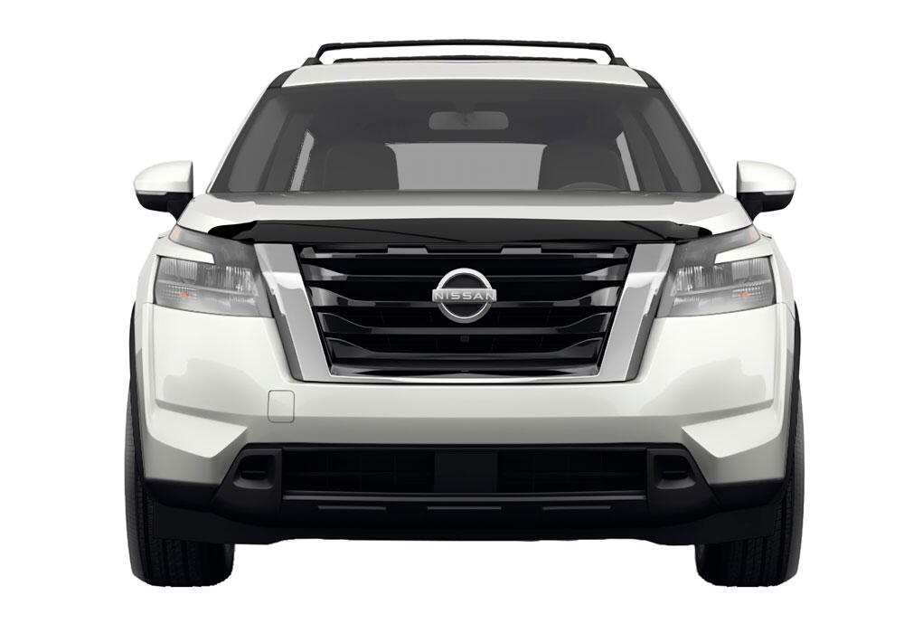 Auto Ventshade AVS 322201 Aeroskin Hood Protector; Smoke for Select Nissan Pathfinder
