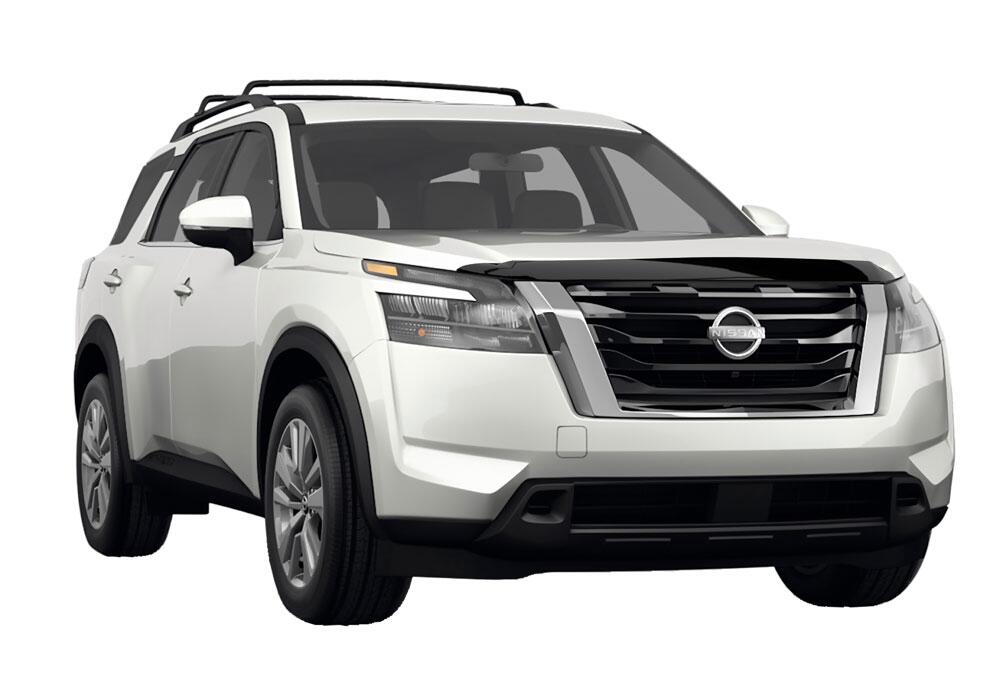Auto Ventshade AVS 322201 Aeroskin Hood Protector; Smoke for Select Nissan Pathfinder