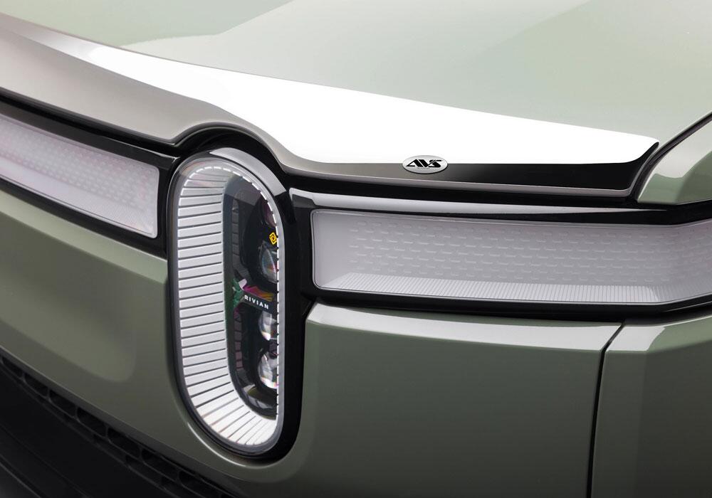 Auto Ventshade AVS 622210 Aeroskin Hood Protector; Chrome for Select Rivian R1T