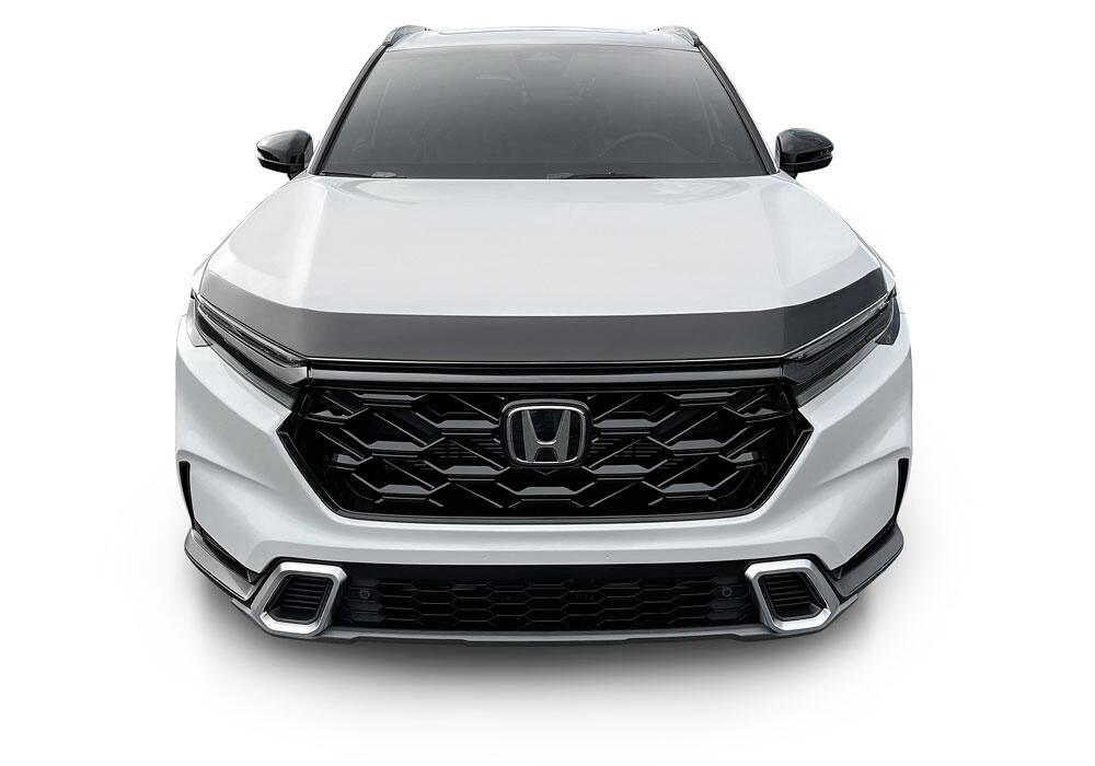 Auto Ventshade AVS 322242 Aeroskin Hood Protector; Smoke for Select Honda CR-V