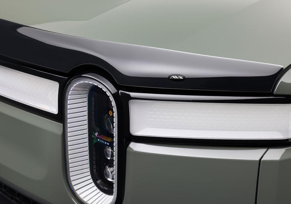 Auto Ventshade AVS 322210 Aeroskin Hood Protector; Smoke for Select Rivian R1T