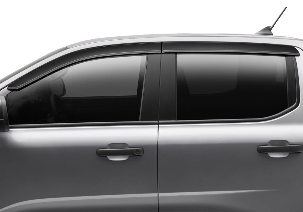 Auto Ventshade AVS 894070 Ventvisor Deflector; Smoke; Low Profile; Outside Mount; 4 pc. for Select Ford Ranger