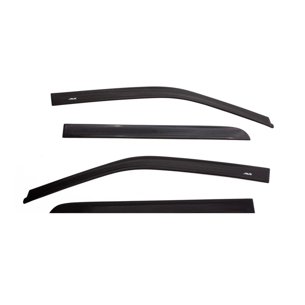 Auto Ventshade AVS 774080 Ventvisor Deflector; Matte Black; Low Profile; Outside Mount 4 pc. for Select Chevrolet Silverado 1500, Chevrolet Silverado LTD, Chevrolet Silverado HD, Chevrolet Silverado HD, GMC Sierra 1500, GMC Sierra HD, GMC Sierra HD