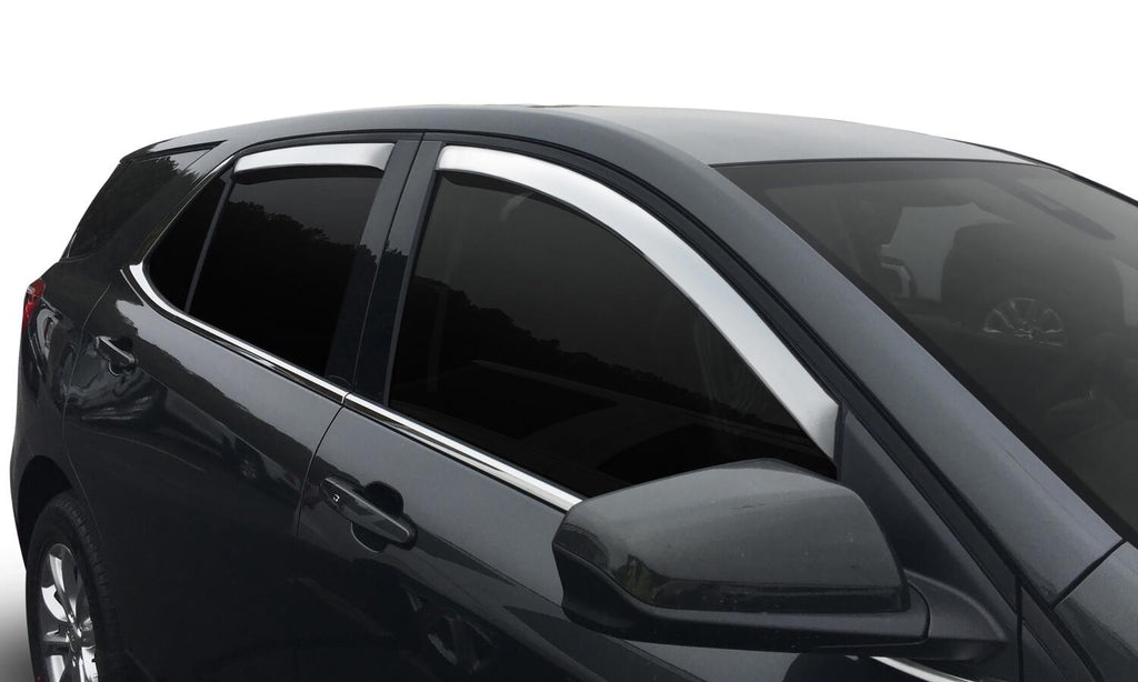 Auto Ventshade AVS 684382 Ventvisor Deflector; Chrome; Outside Mount; 4 pc. for Select Kia Sportage