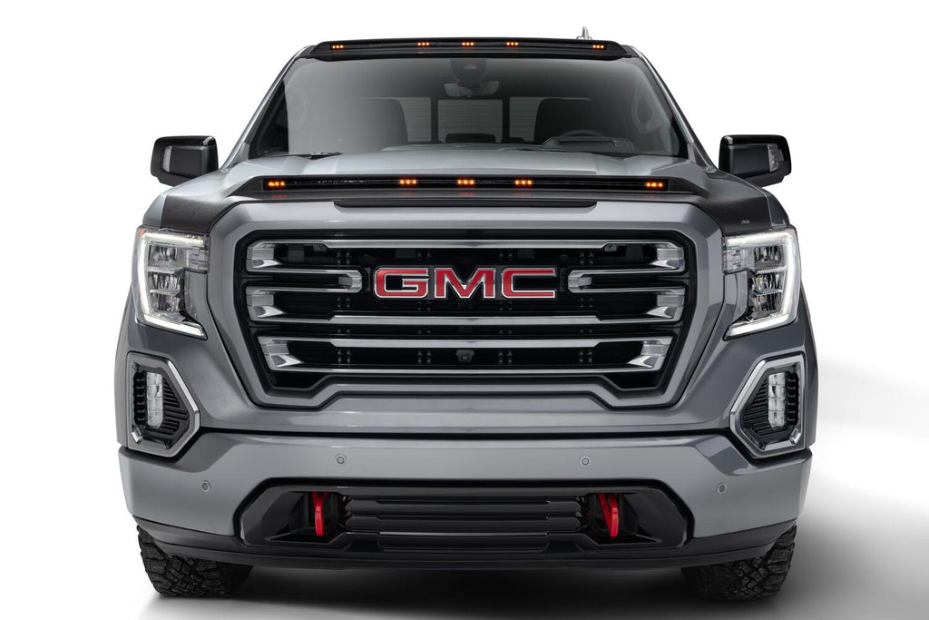Auto Ventshade AVS 753167 Aeroskin LightShield Hood Shield; Black for Select GMC Sierra