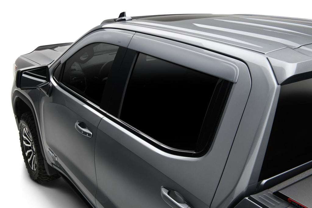 Auto Ventshade AVS 894075-GAN Ventvisor Deflector; Color-Match; Low Profile; Silver Ice Metallic for Select Chevrolet Silverado 1500, GMC Sierra