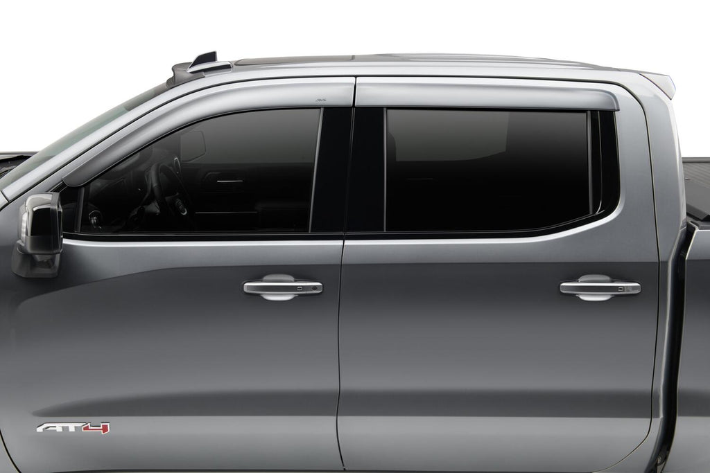 Auto Ventshade AVS 894075-GAN Ventvisor Deflector; Color-Match; Low Profile; Silver Ice Metallic for Select Chevrolet Silverado 1500, GMC Sierra
