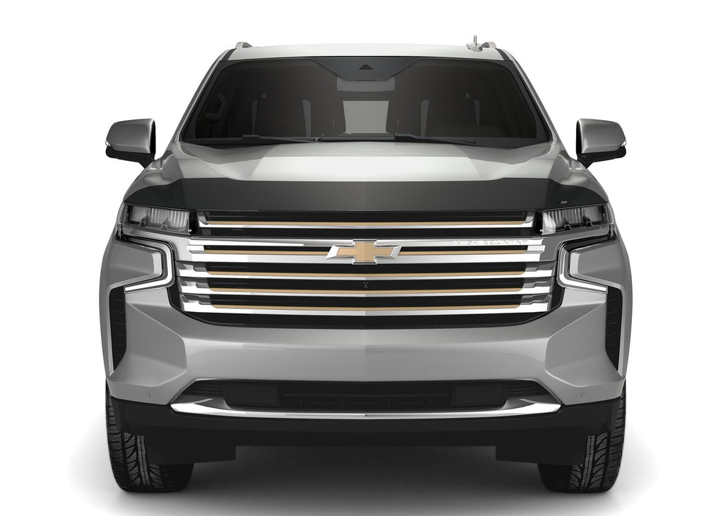 Auto Ventshade AVS 322177 Aeroskin Hood Protector; Smoke for Select Chevrolet Suburban, Chevrolet Tahoe