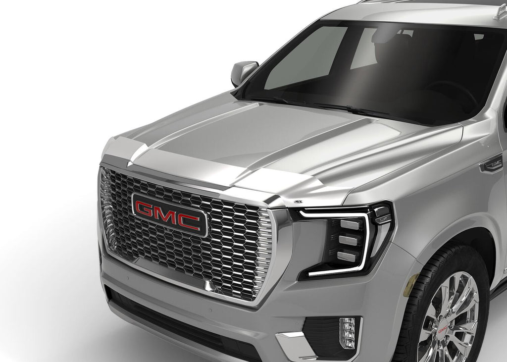 Auto Ventshade AVS 622180 Aeroskin Hood Protector; Chrome for Select GMC Hummer EV Pickup