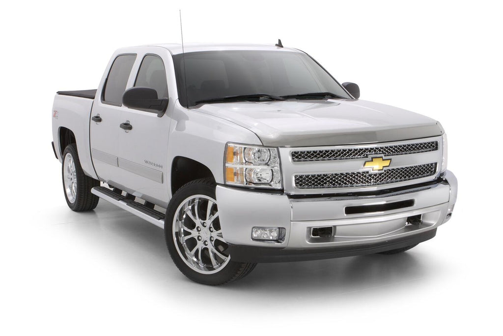 Auto Ventshade AVS 622046 Aeroskin Hood Protector; Chrome for Select Ford F-150