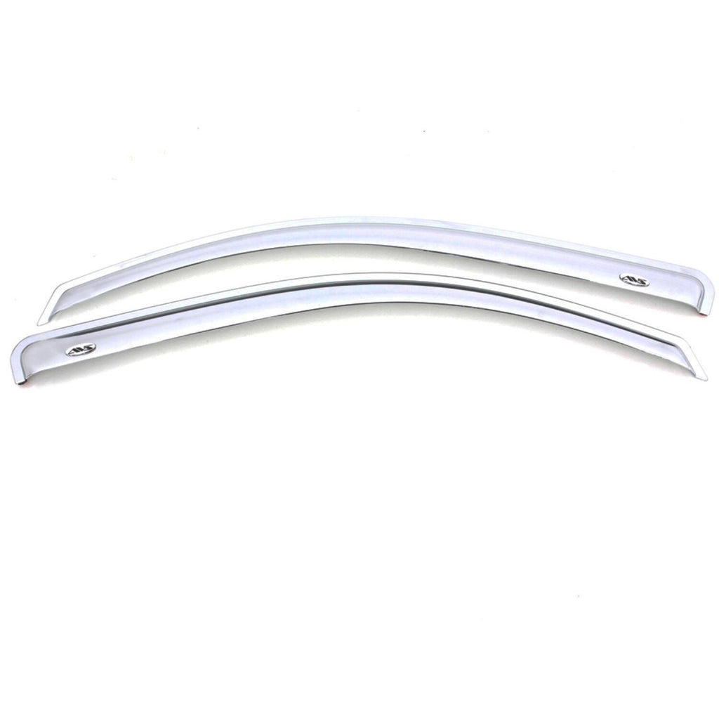Auto Ventshade AVS 682301 Ventvisor Deflector; Chrome; Outside Mount; 2 pc. for Select Chevrolet Silverado 1500, Chevrolet Silverado HD, Chevrolet Silverado HD, Chevrolet Silverado HD, Chevrolet Silverado HD, Chevrolet Silverado HD, GMC Sierra 1500, GMC