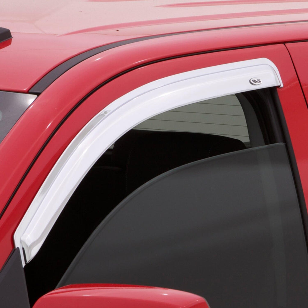 Auto Ventshade AVS 682503 Ventvisor Deflector; Chrome; Outside Mount; 2 pc. for Select Ford F-250 Super Duty, Ford F-350 Super Duty, Ford F-450 Super Duty, Ford F-550 Super Duty, Ford F-650, Ford F-750