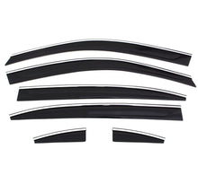 Load image into Gallery viewer, Auto Ventshade AVS 796003 Ventvisor Deflector; Smoke w/Chrome Trim; Low Profile; 6 pc. for Select Cadillac SRX