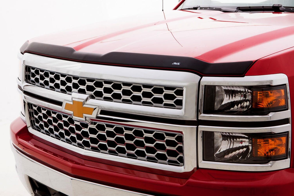 Auto Ventshade AVS 377085 Aeroskin Hood Protector; Matte Black for Select GMC Sierra HD, GMC Sierra HD