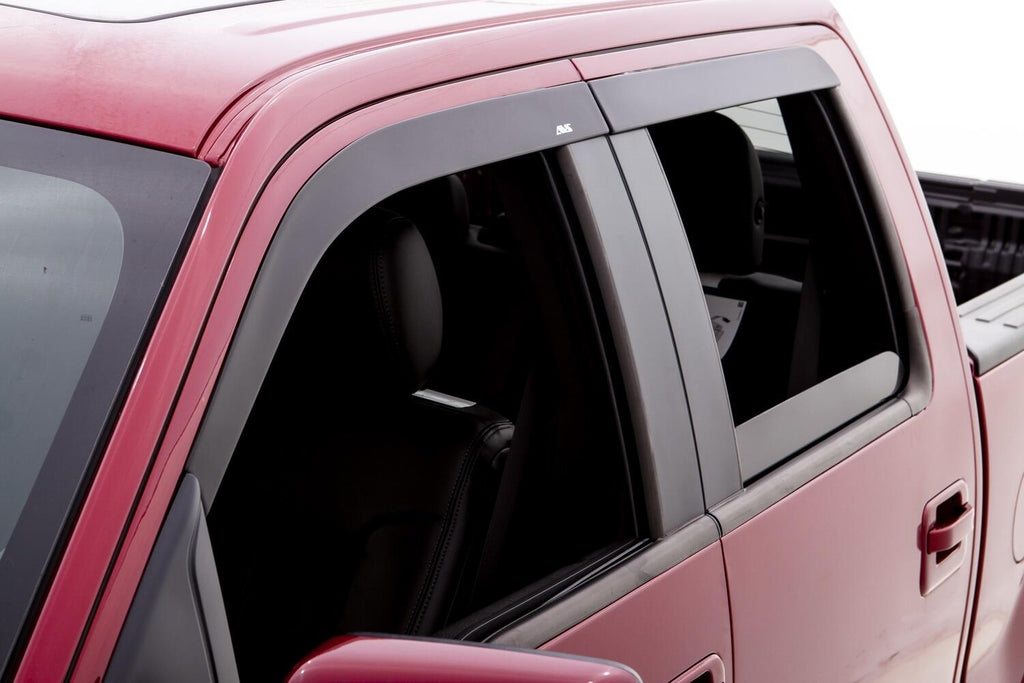 Auto Ventshade AVS 774037 Ventvisor Deflector; Matte Black; Low Profile; Outside Mount 4 pc. for Select Nissan Frontier