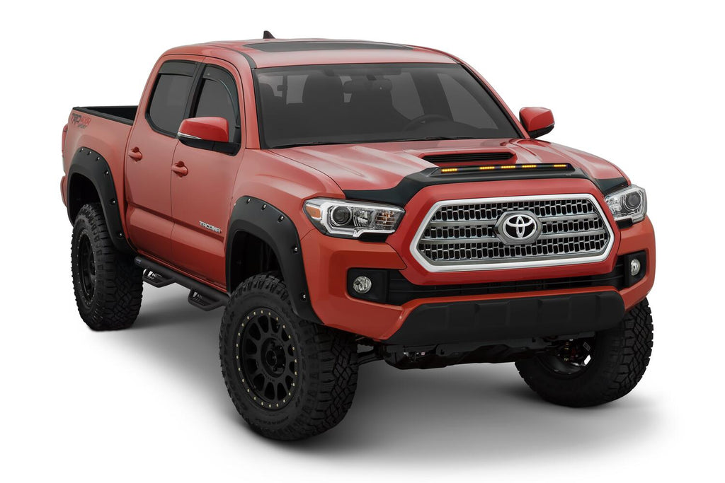 Auto Ventshade AVS 753025 Aeroskin LightShield Hood Shield; Black for Select Toyota 4Runner