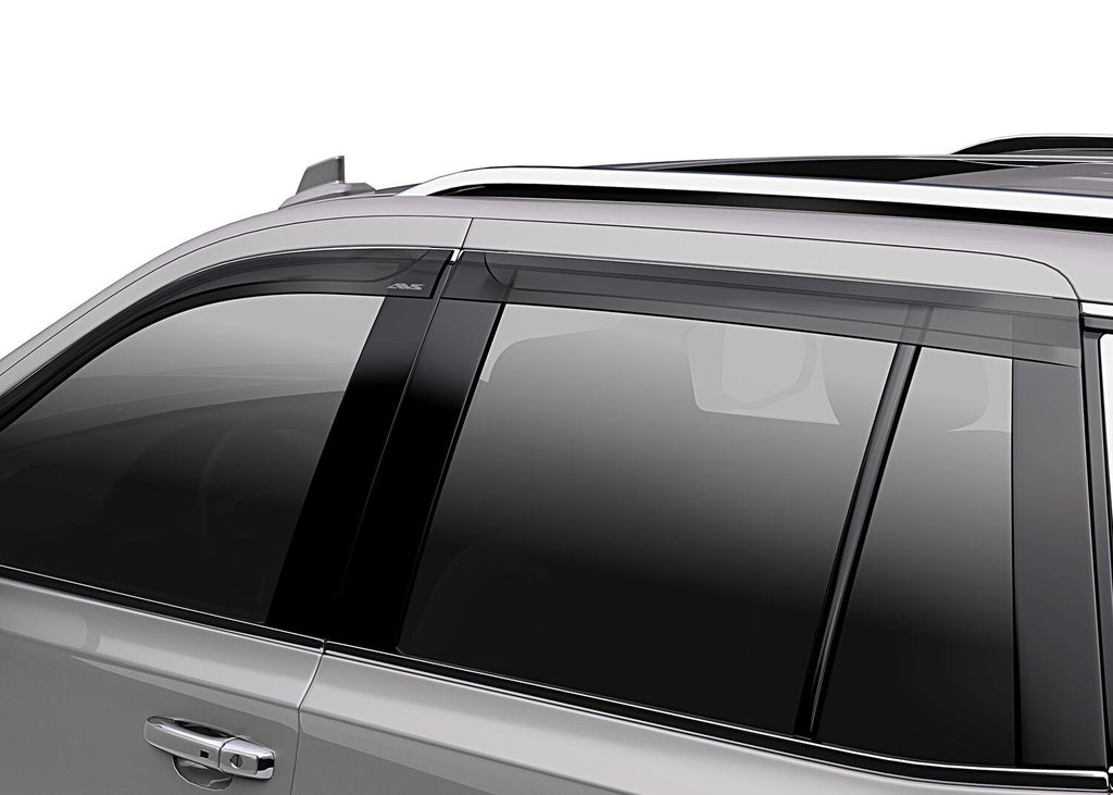 Auto Ventshade AVS 894088 Ventvisor Deflector; Smoke; Low Profile; Outside Mount; 4 pc. for Select Cadillac Escalade, Chevrolet Tahoe, GMC Yukon