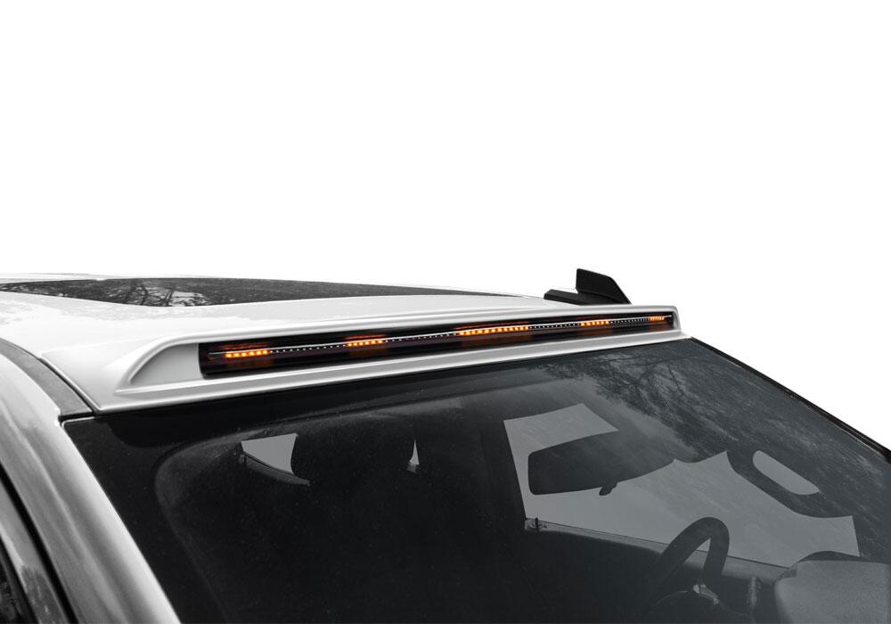Auto Ventshade AVS 898123-GAZ AeroCab Pro Marker Light Color Match w/ continuous LED; Summit White for Select Chevrolet Silverado 1500, GMC Sierra