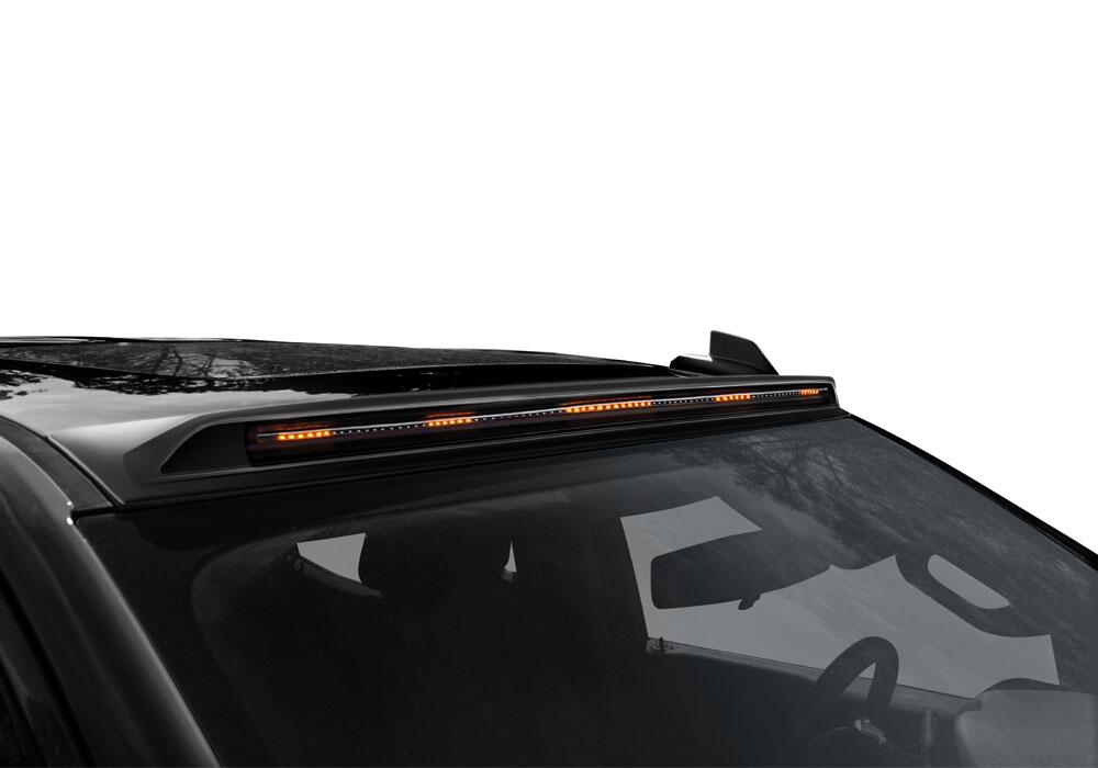 Auto Ventshade AVS 898123-GBA AeroCab Pro Marker Light Color Match w/ continuous LED; Black for Select Chevrolet Silverado 1500, GMC Sierra