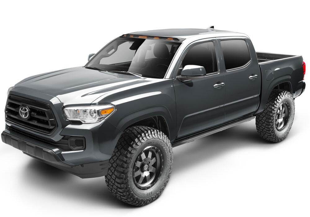 Auto Ventshade AVS 898079-1G3 AeroCab Pro Marker Light Color Match w/ continuous LED; Magnetic Grey Metallic for Select Toyota Tacoma