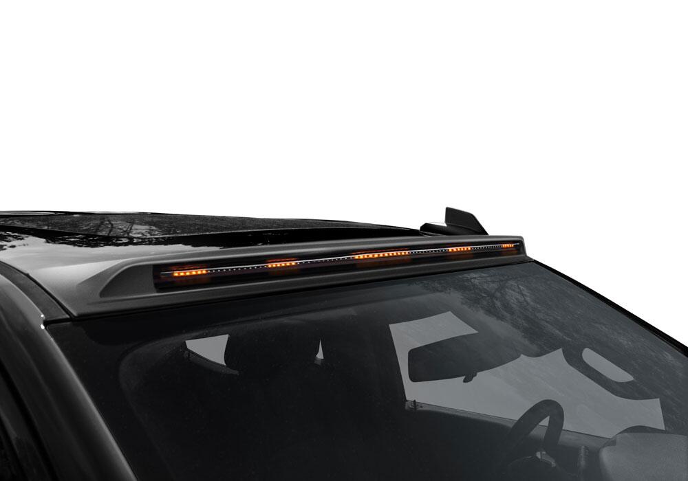 Auto Ventshade AVS 898168 AeroCab Pro Marker Light with continuous LED; Black for Select Chevrolet Silverado 1500, GMC Sierra
