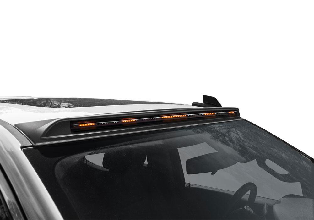 Auto Ventshade AVS 898166 AeroCab Pro Marker Light with continuous LED; Black for Select Ford Ranger