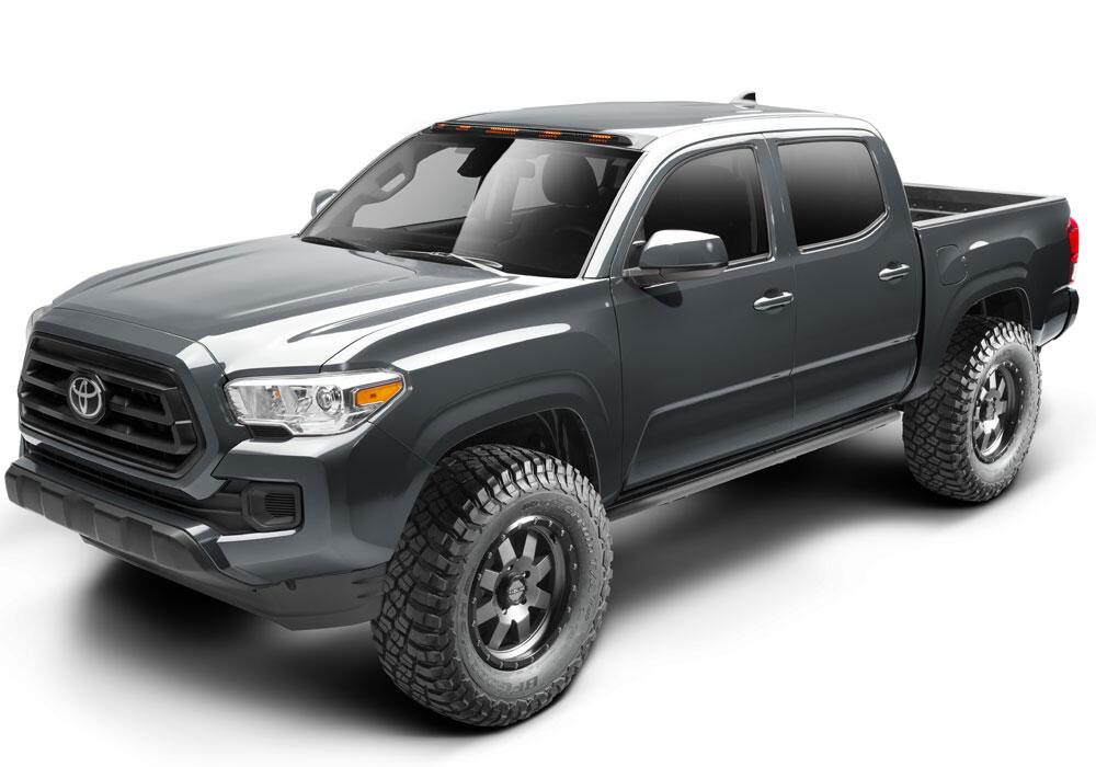 Auto Ventshade AVS 898079 AeroCab Pro Marker Light with continuous LED; Black for Select Toyota Tacoma