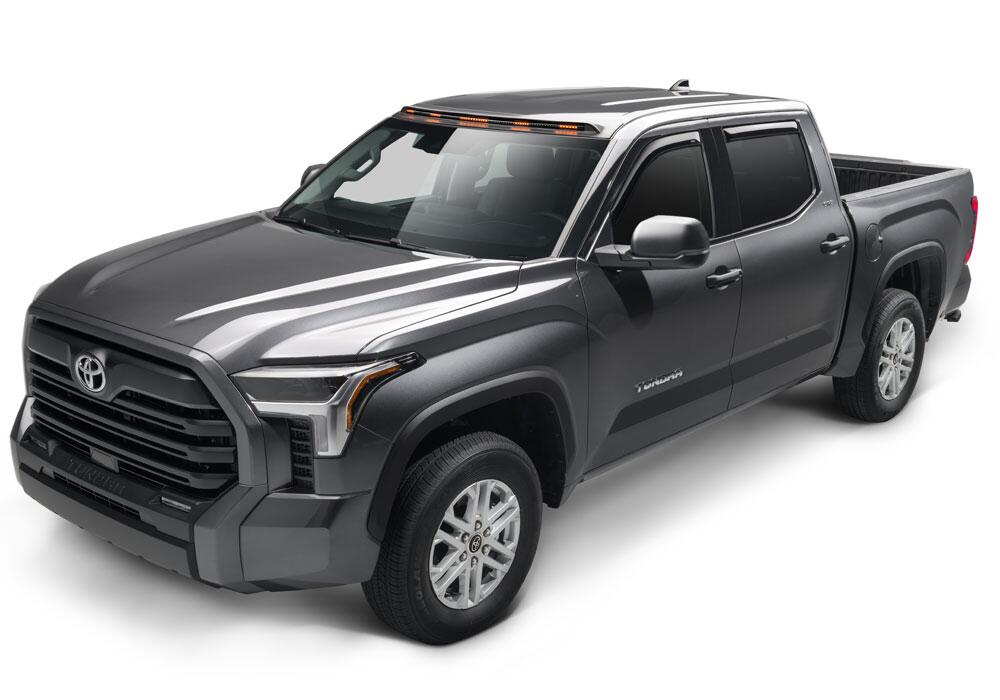 Auto Ventshade AVS 898094-218-B AeroCab Pro Marker Light Color Match w/ continuous LED; Midnight Black Metallic for Select Toyota Tundra