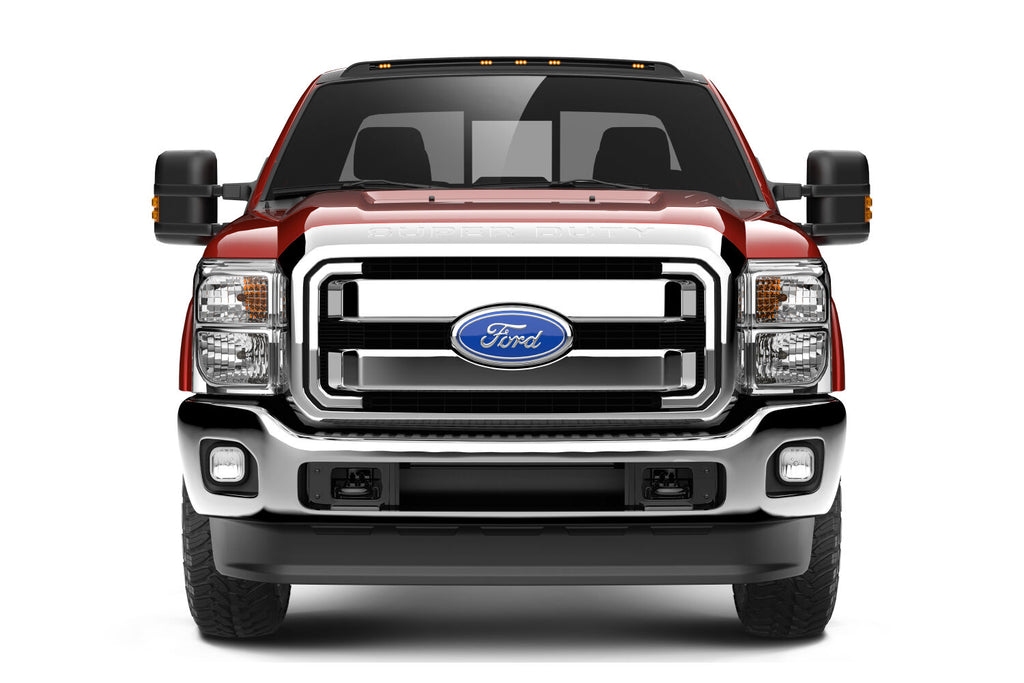 Auto Ventshade AVS 898006 AeroCab Pro Marker Light with continuous LED; Black for Select Ford F-250 Super Duty, Ford F-350 Super Duty, Ford F-450 Super Duty