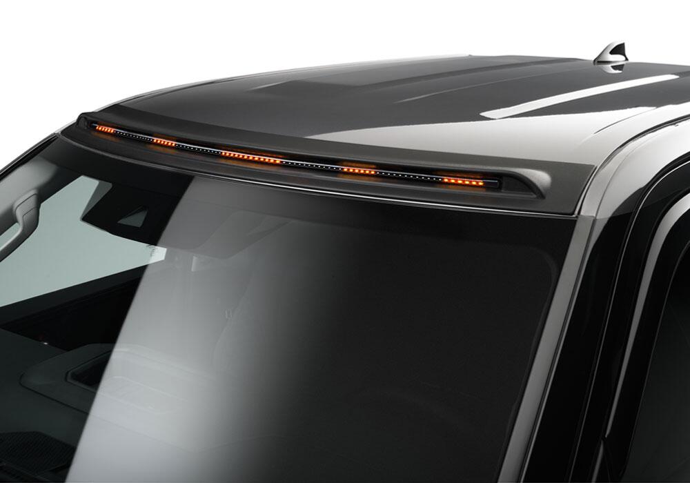 Auto Ventshade AVS 898079 AeroCab Pro Marker Light with continuous LED; Black for Select Toyota Tacoma