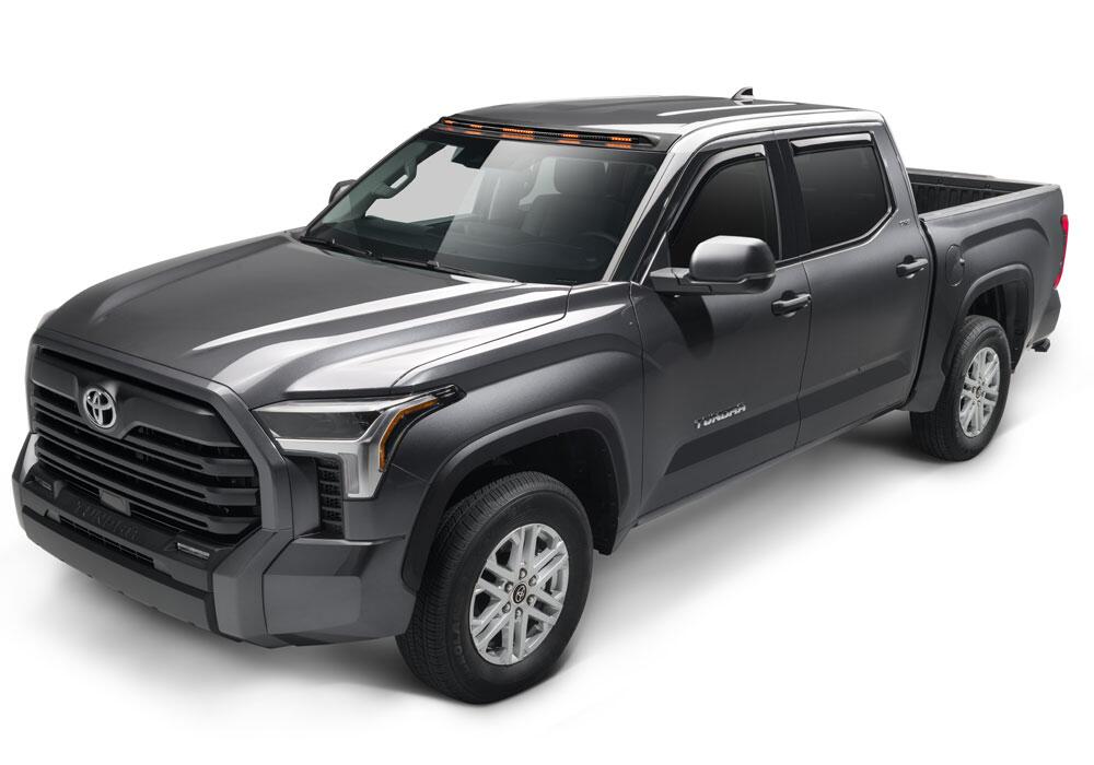 Auto Ventshade AVS 898294 AeroCab Pro Marker Light with continuous LED; Black for Select Toyota Tundra