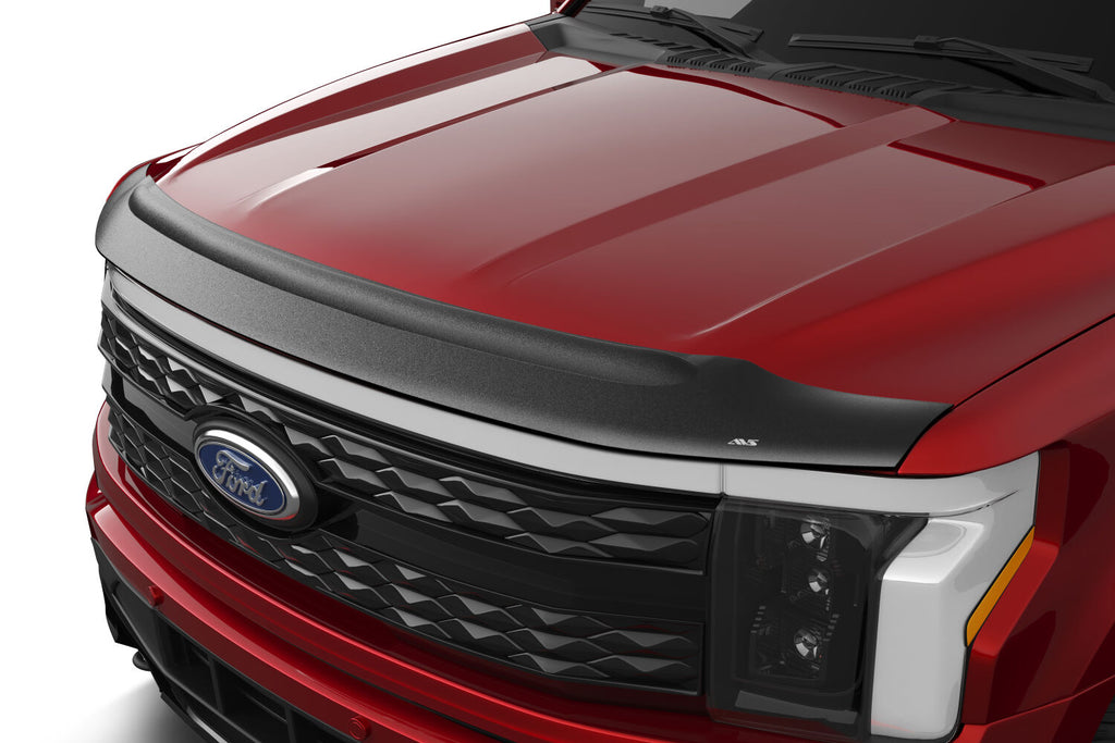 Auto Ventshade AVS 436223 Aeroskin II Hood Protector; Textured Black for Select Ford F-150 Lightning