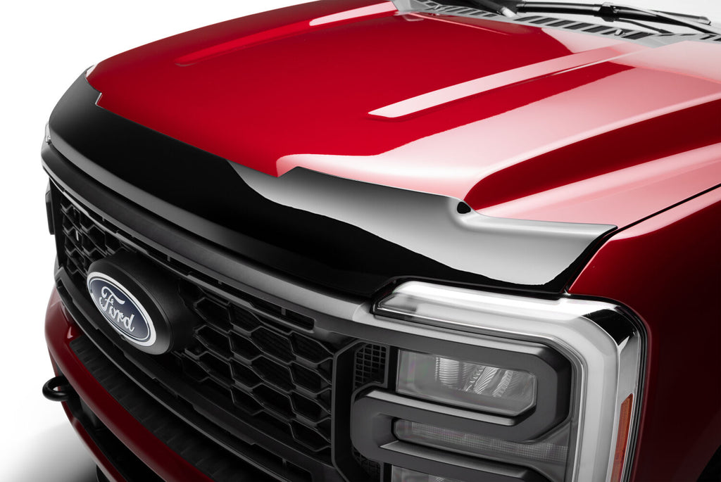 Auto Ventshade AVS 322235 Aeroskin Hood Protector; Smoke for Select Ford F-250 Super Duty, Ford F-350 Super Duty, Ford F-450 Super Duty