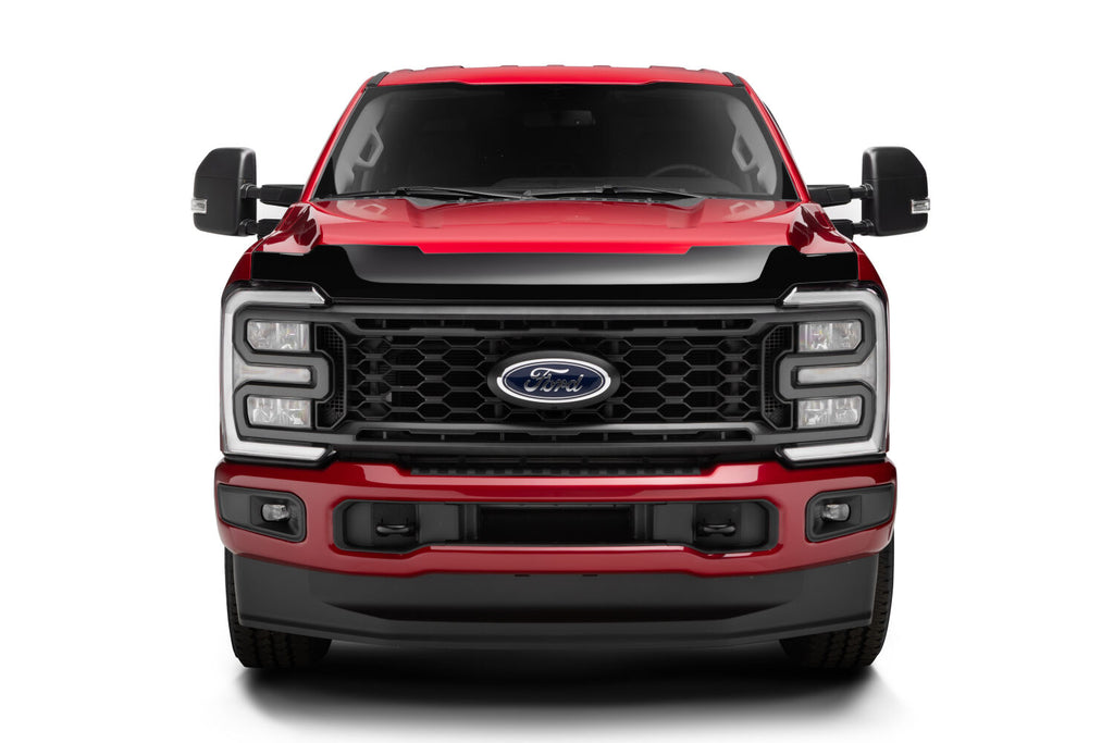 Auto Ventshade AVS 322235 Aeroskin Hood Protector; Smoke for Select Ford F-250 Super Duty, Ford F-350 Super Duty, Ford F-450 Super Duty
