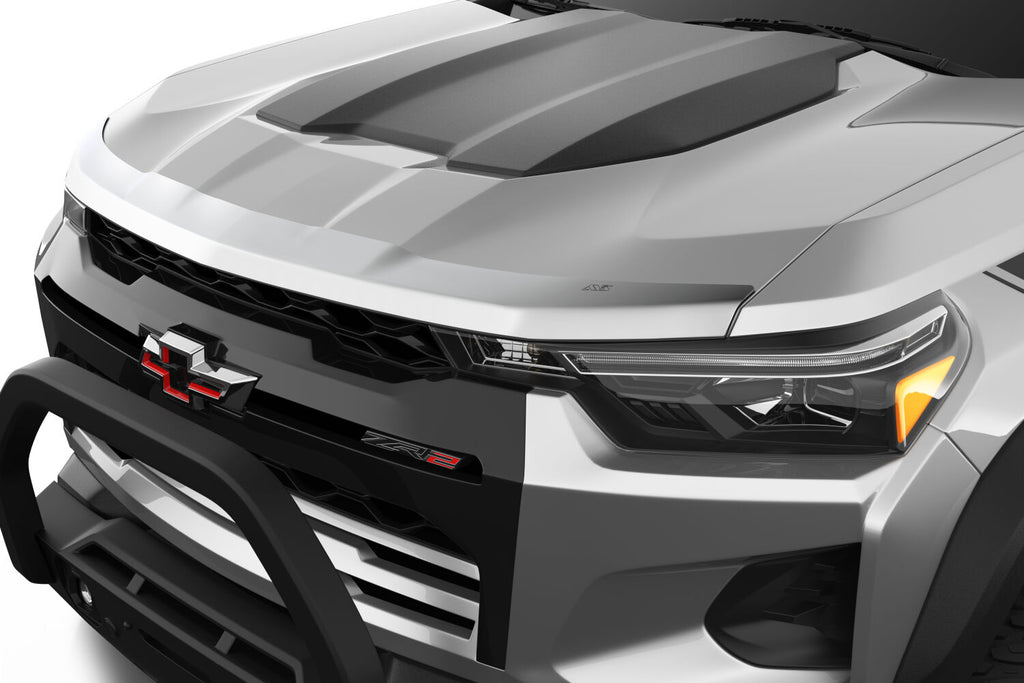 Auto Ventshade AVS 622245 Aeroskin Hood Protector; Chrome for Select Chevrolet Colorado
