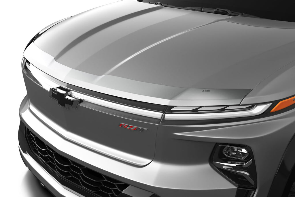 Auto Ventshade AVS 622215 Aeroskin Hood Protector; Chrome for Select Chevrolet Silverado EV
