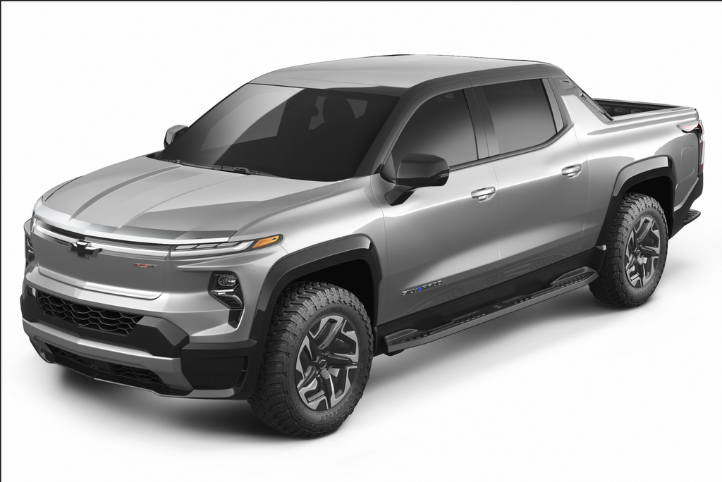 Auto Ventshade AVS 622215 Aeroskin Hood Protector; Chrome for Select Chevrolet Silverado EV