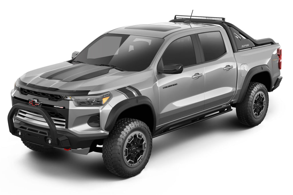 Auto Ventshade AVS 322245 Aeroskin Hood Protector; Smoke for Select Chevrolet Colorado