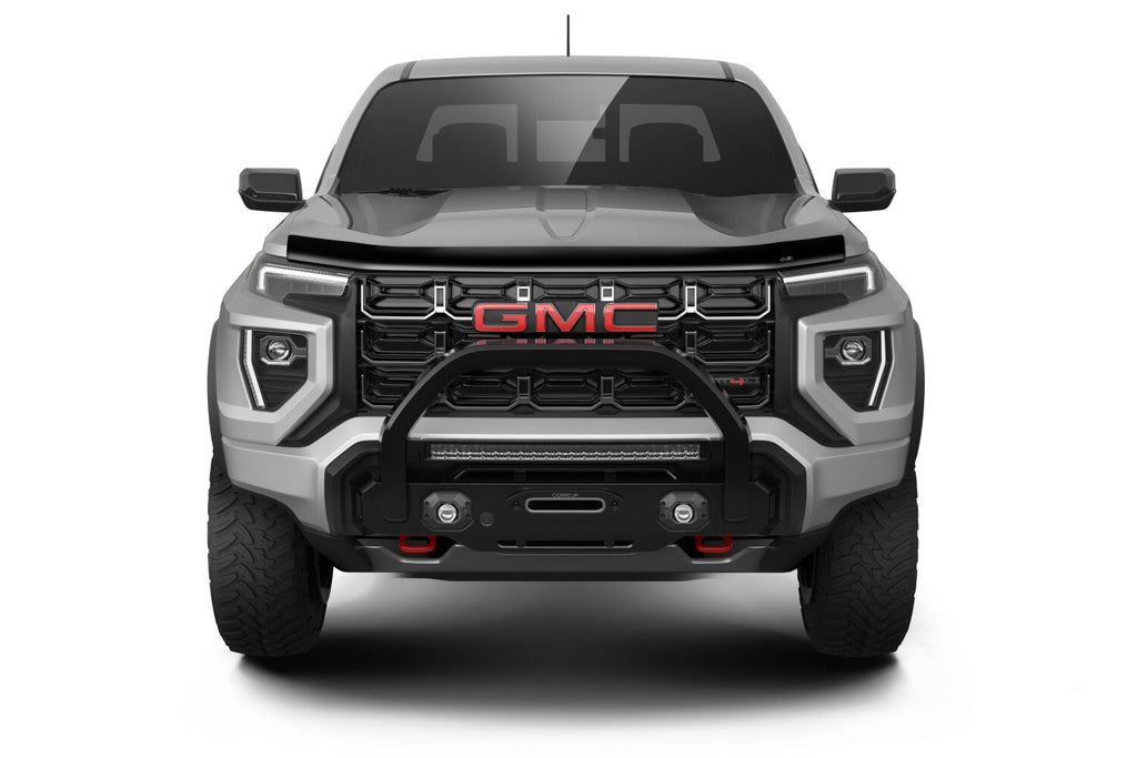 Auto Ventshade AVS 322214 Aeroskin Hood Protector; Smoke for Select GMC Canyon