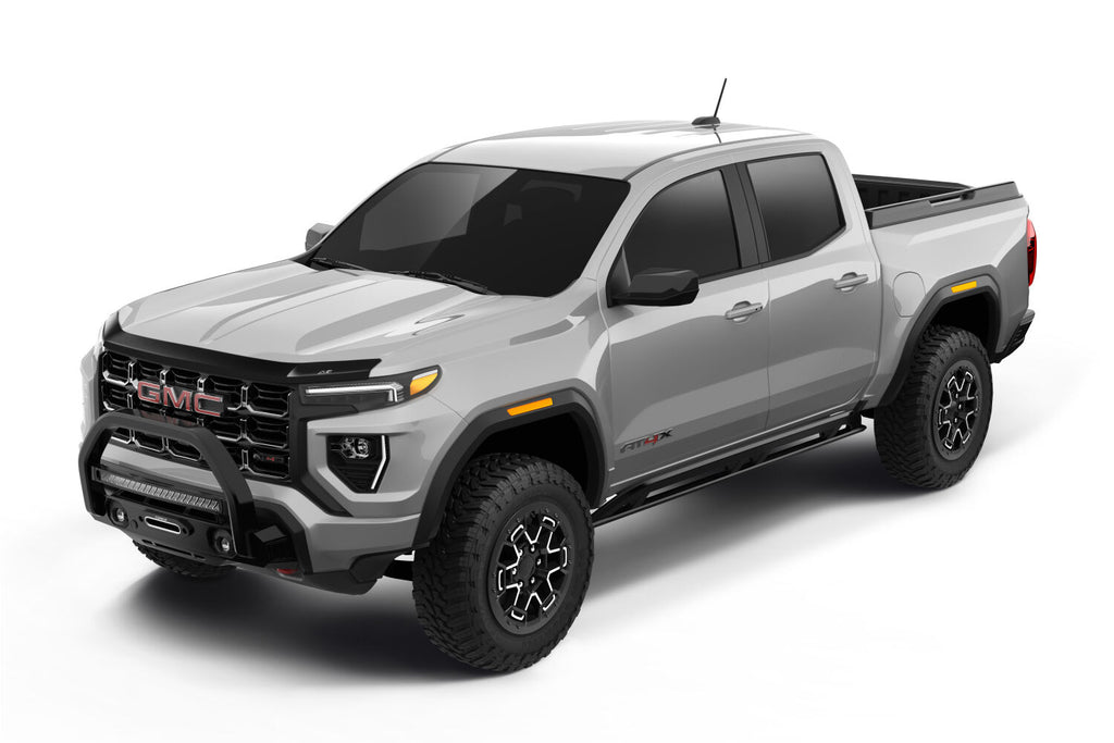Auto Ventshade AVS 322214 Aeroskin Hood Protector; Smoke for Select GMC Canyon