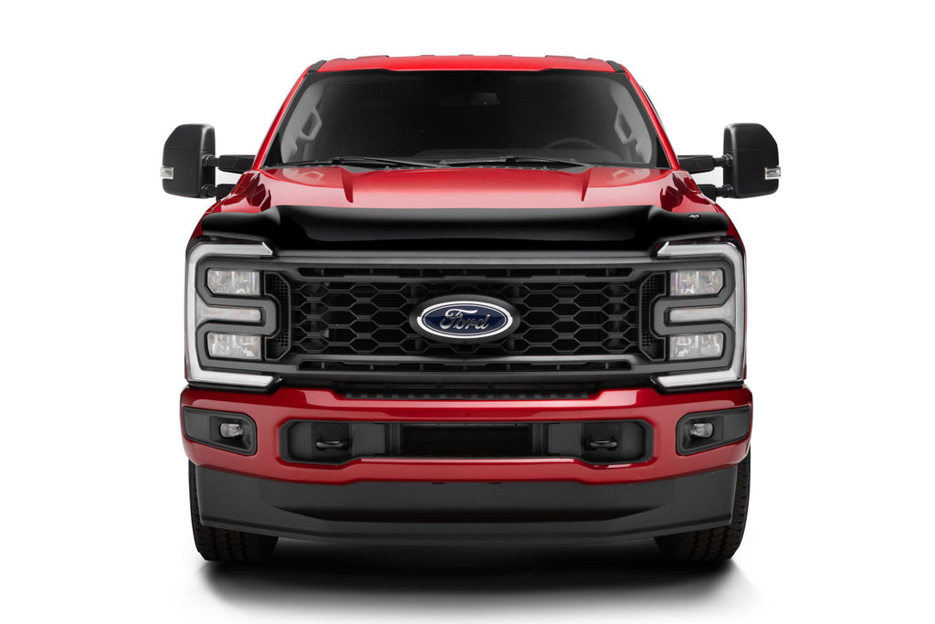 Auto Ventshade AVS 23235 Bugflector Hood Shield; Smoke for Select Ford F-250 Super Duty, Ford F-350 Super Duty, Ford F-450 Super Duty